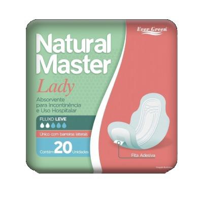 Absorvente Geriátrico Natural Master Lady 20 Unidades